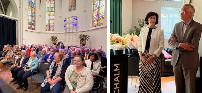 Kerkzaal en Tineke